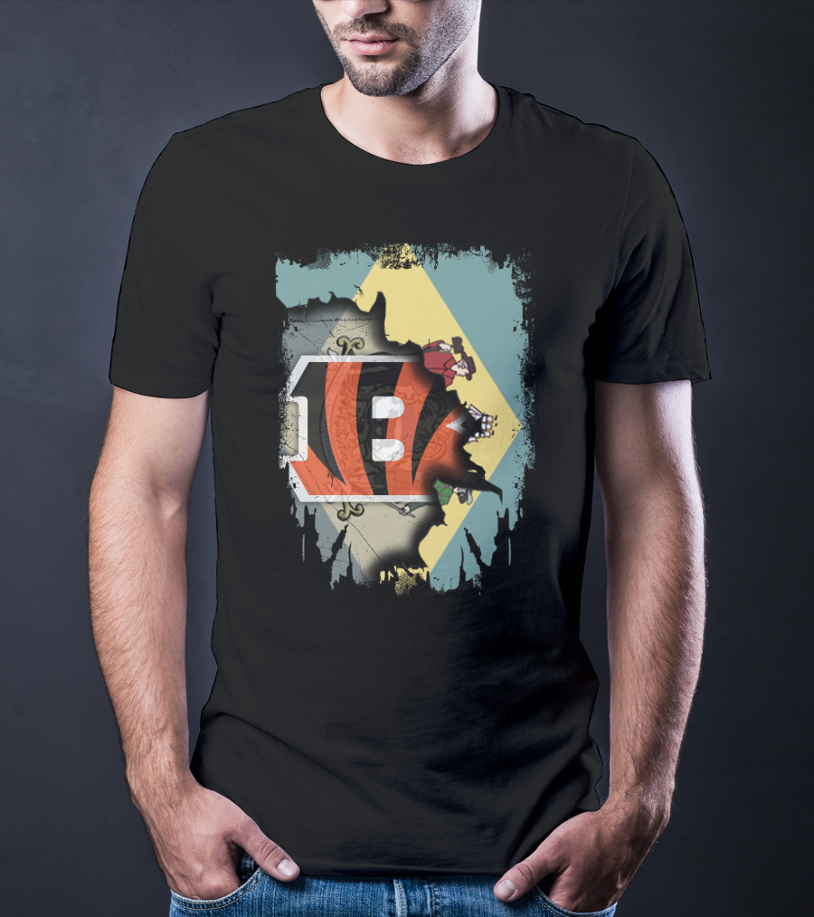 Together Delaware Bengals Flag T-Shirt