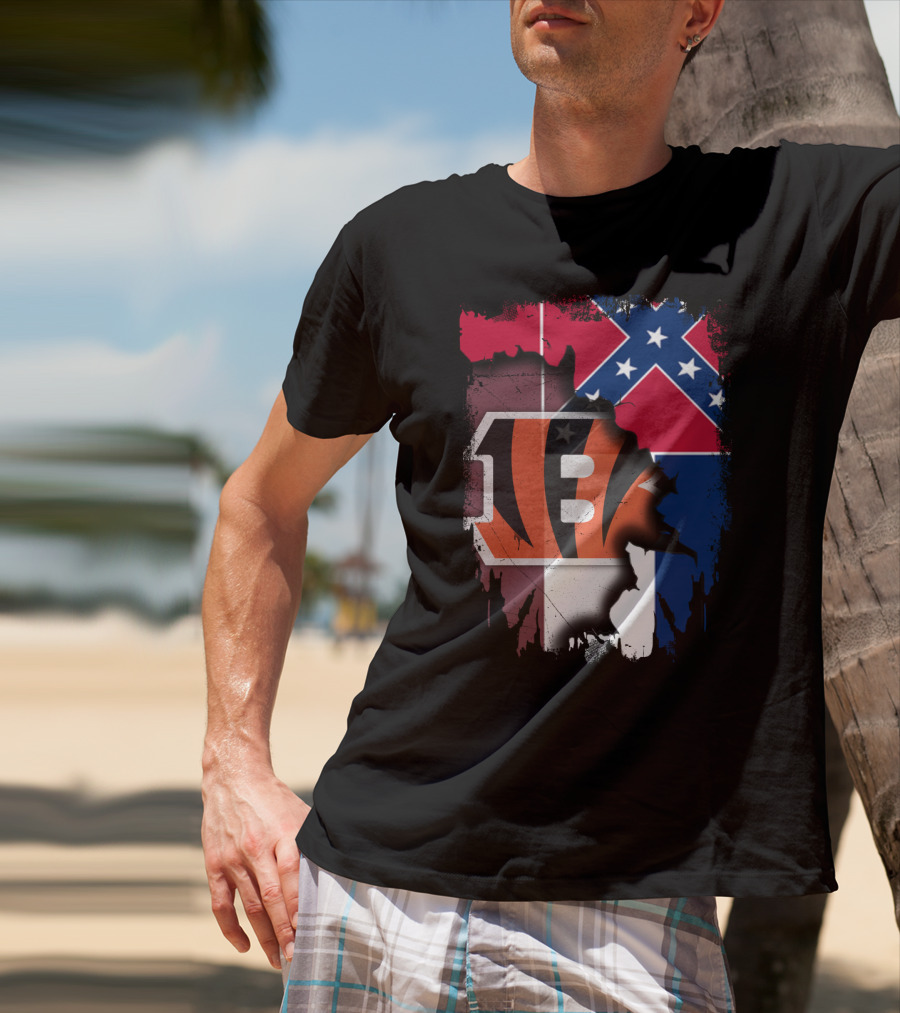 Mississippi Pride With Bengals Fusion T-Shirt