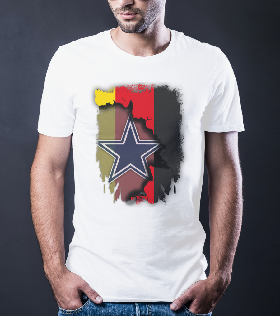 Germany Flag With Cowboys Star T-Shirt