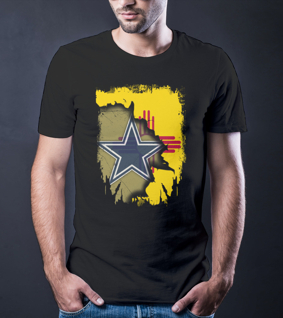 New Mexico Zia And Dallas Cowboys Star Fusion T-Shirt