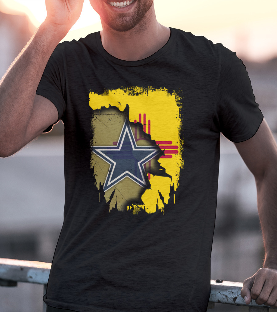 New Mexico Zia And Dallas Cowboys Star Fusion T-Shirt