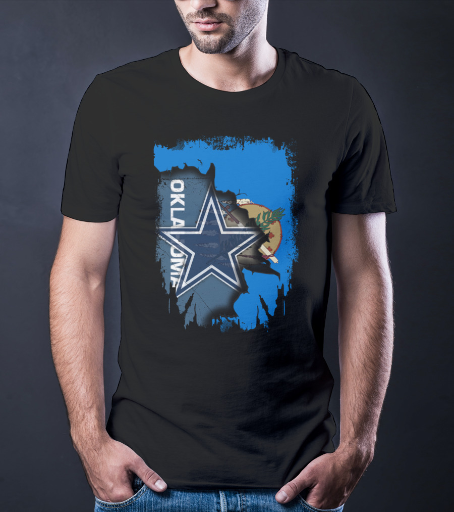 Oklahoma State Pride Dallas Cowboys Mashup T-Shirt
