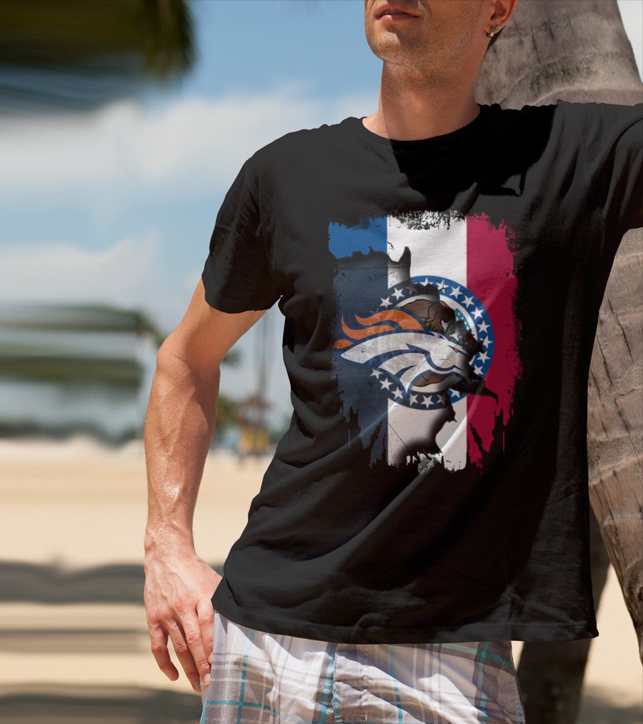 Together Missouri Broncos Flag Iconic T-Shirt
