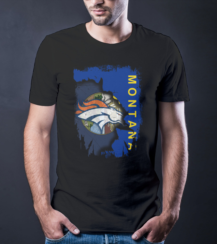 Montana Pride With Broncos T-Shirt
