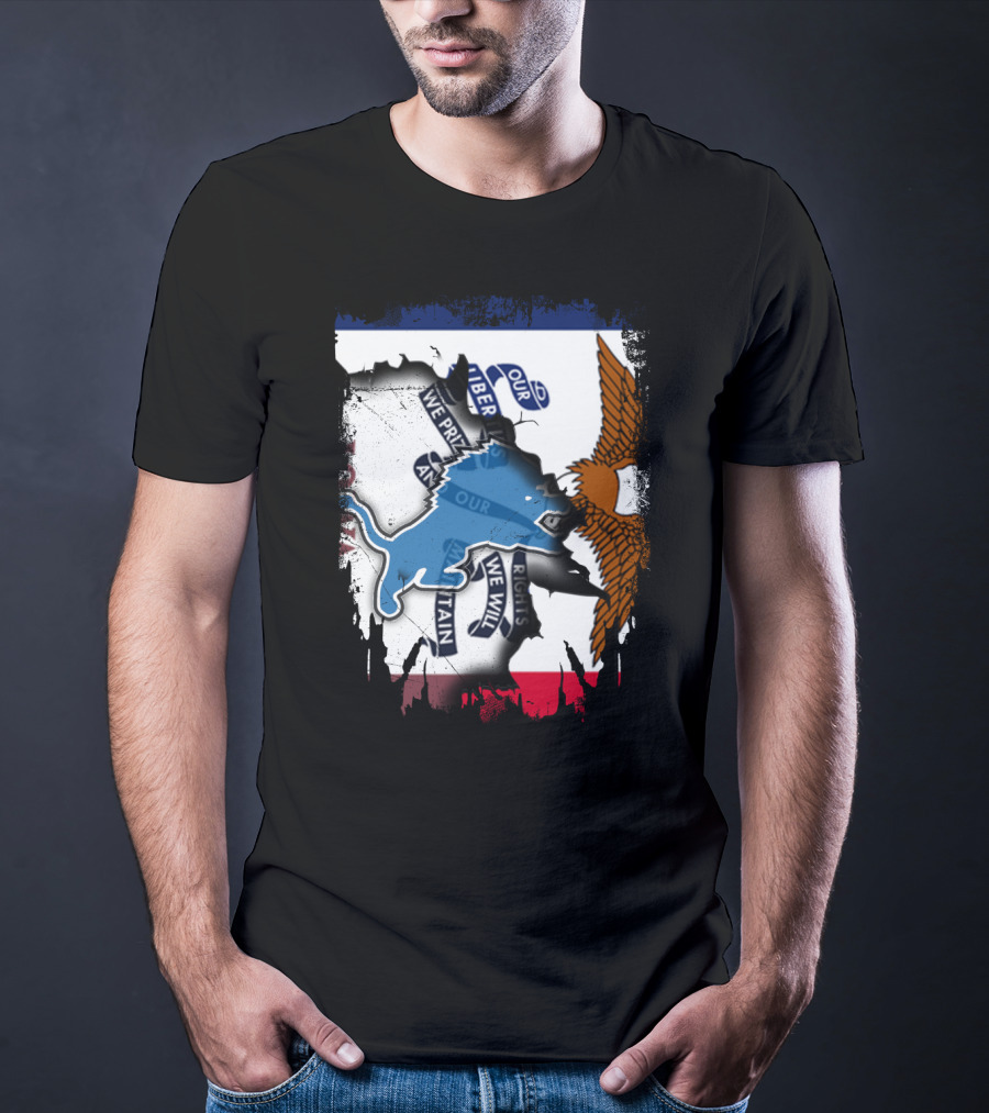 Detroit Lions Iowa Pride Clash T-Shirt