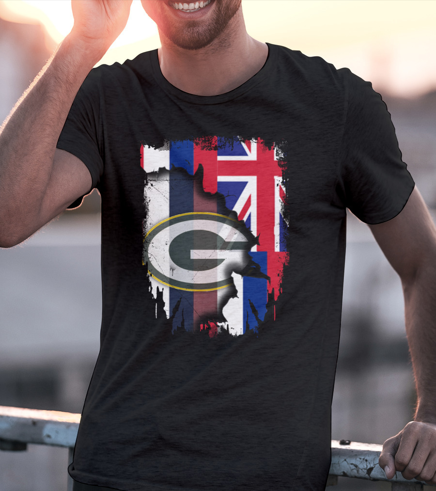 Together Hawaii With Packers G Logo Union Jack T-Shirt