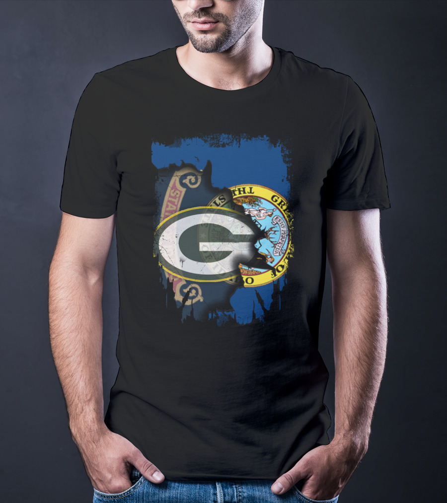 Together Idaho Green Bay Packers Fusion T-Shirt