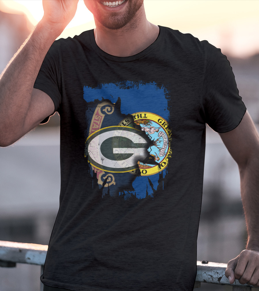 Together Idaho Green Bay Packers Fusion T-Shirt