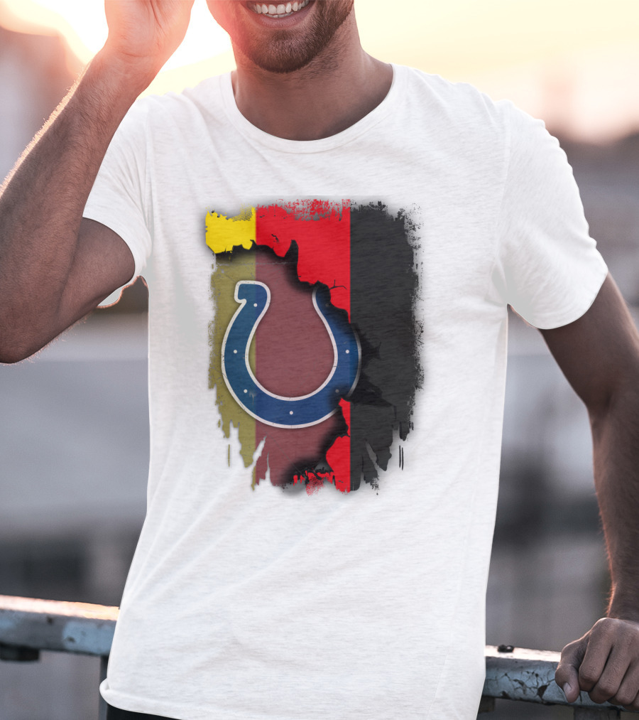 Germany Colors With Colts Horseshoe T-Shirt