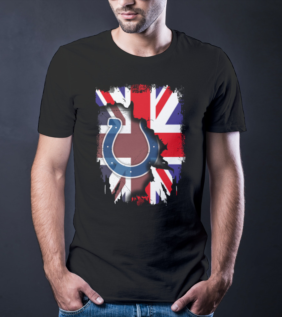 Together United Kingdom Colts Union Jack Horseshoe T-Shirt