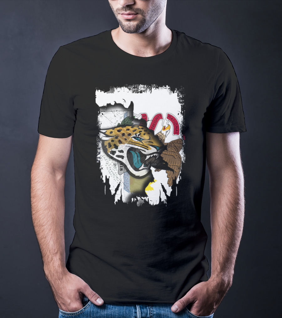 Together Illinois With Jaguars And State Flag T-Shirt