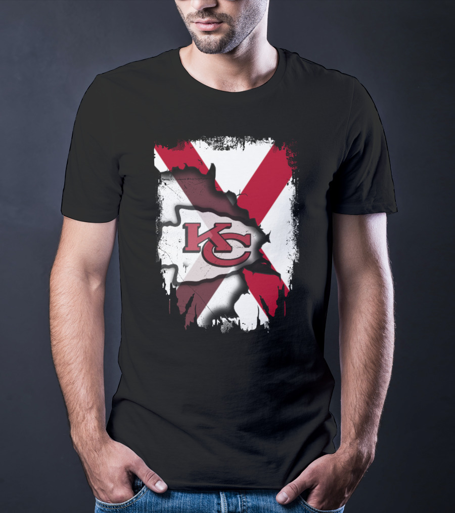 Together Alabama KC Chiefs Fusion Fan T-Shirt