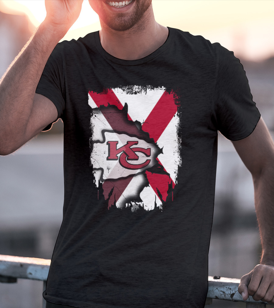 Together Alabama KC Chiefs Fusion Fan T-Shirt