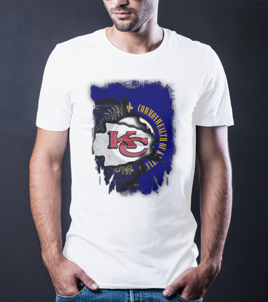 Kansas City Chiefs And Commonwealth Of Kentucky United T-Shirt