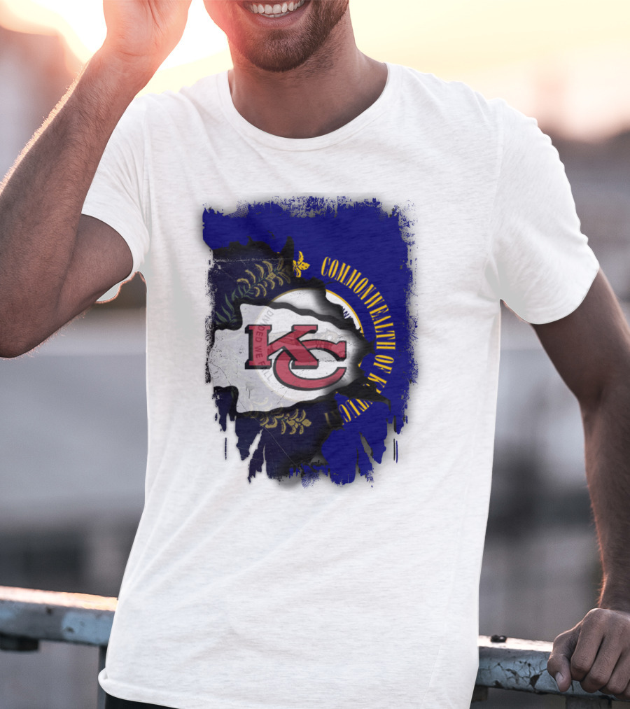 Kansas City Chiefs And Commonwealth Of Kentucky United T-Shirt