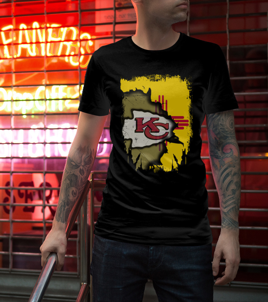 Kansas City Chiefs New Mexico Zia Symbol Together T-Shirt