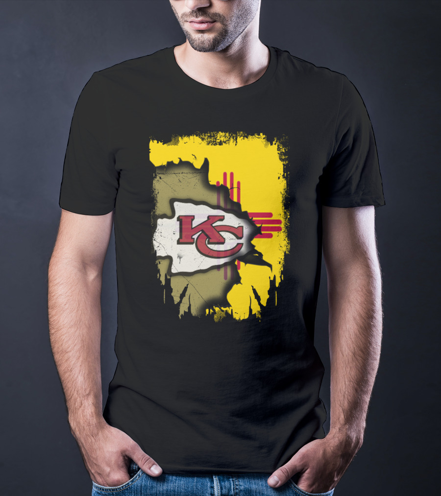 Kansas City Chiefs New Mexico Zia Symbol Together T-Shirt