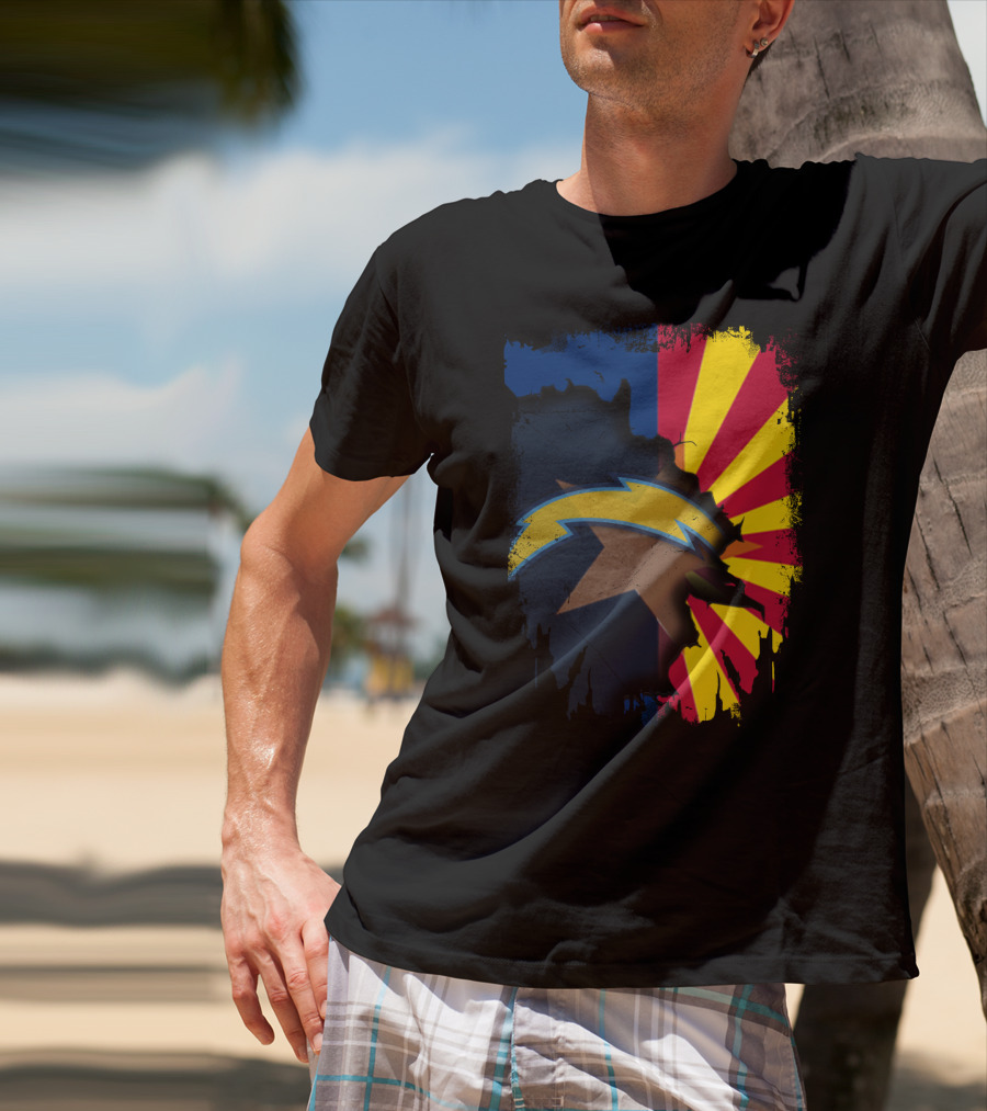 Arizona Los Angeles Chargers Unity Collaboration T-Shirt