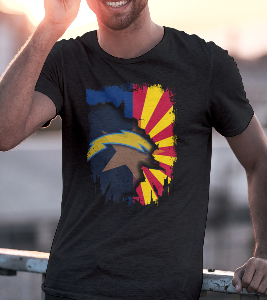 Arizona Los Angeles Chargers Unity Collaboration T-Shirt