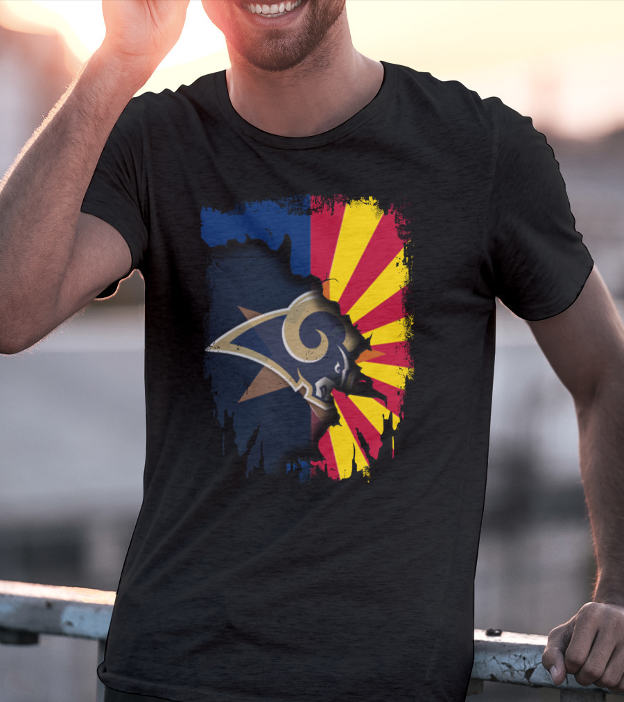 Arizona And Los Angeles Rams United T-Shirt