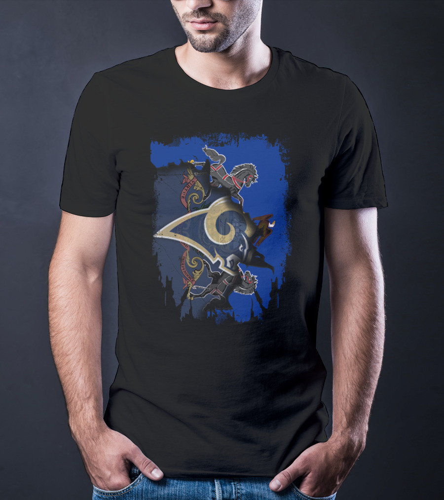 Pennsylvania Together With Rams Football Lions Crest T-Shirt