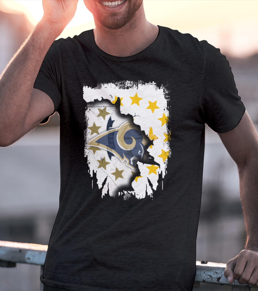 Together Rhode Island Rams Starburst Emblem T-Shirt