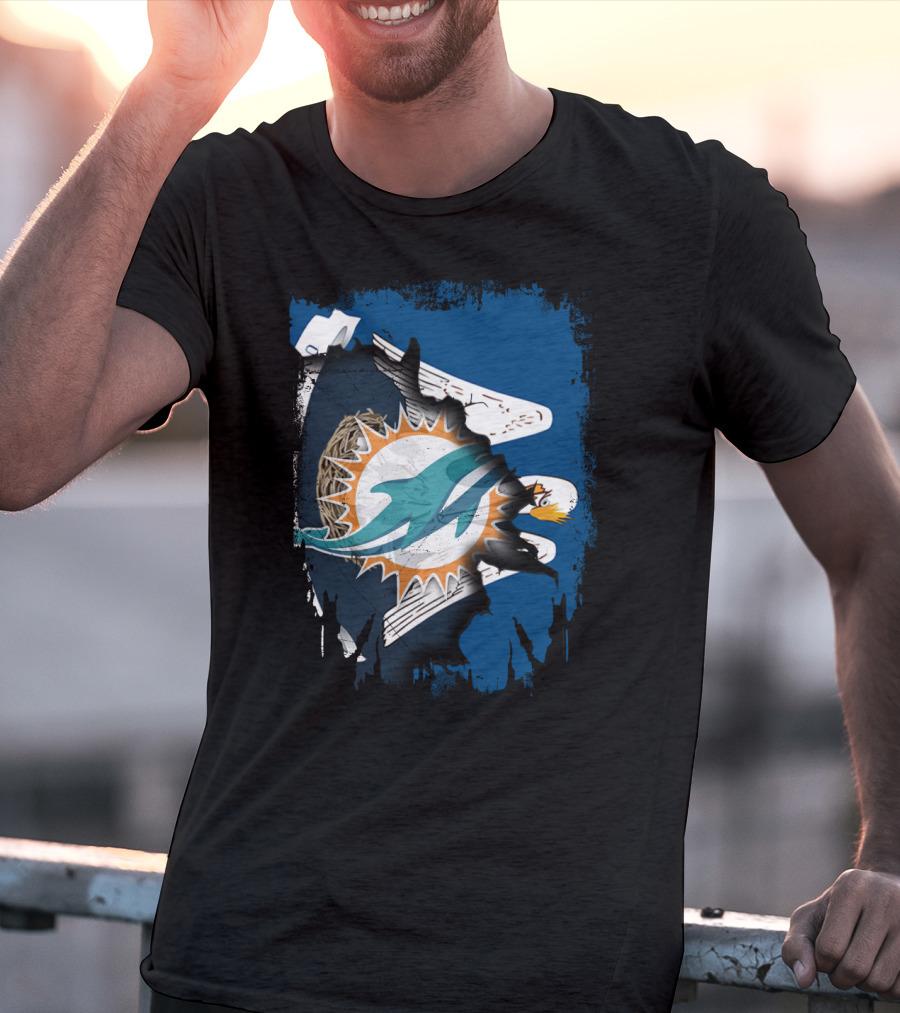Together Louisiana Eagles Dolphins T-Shirt