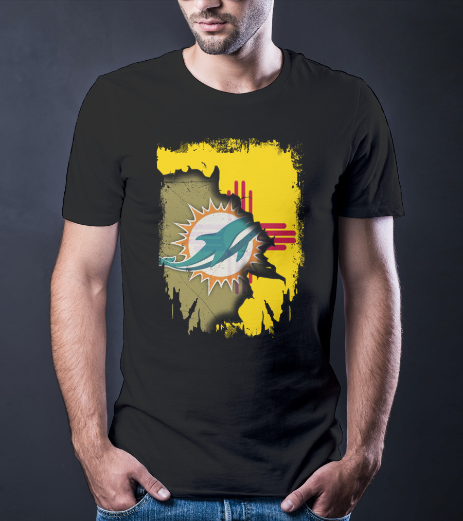 Together New Mexico Dolphins Miami Football Zia T-Shirt