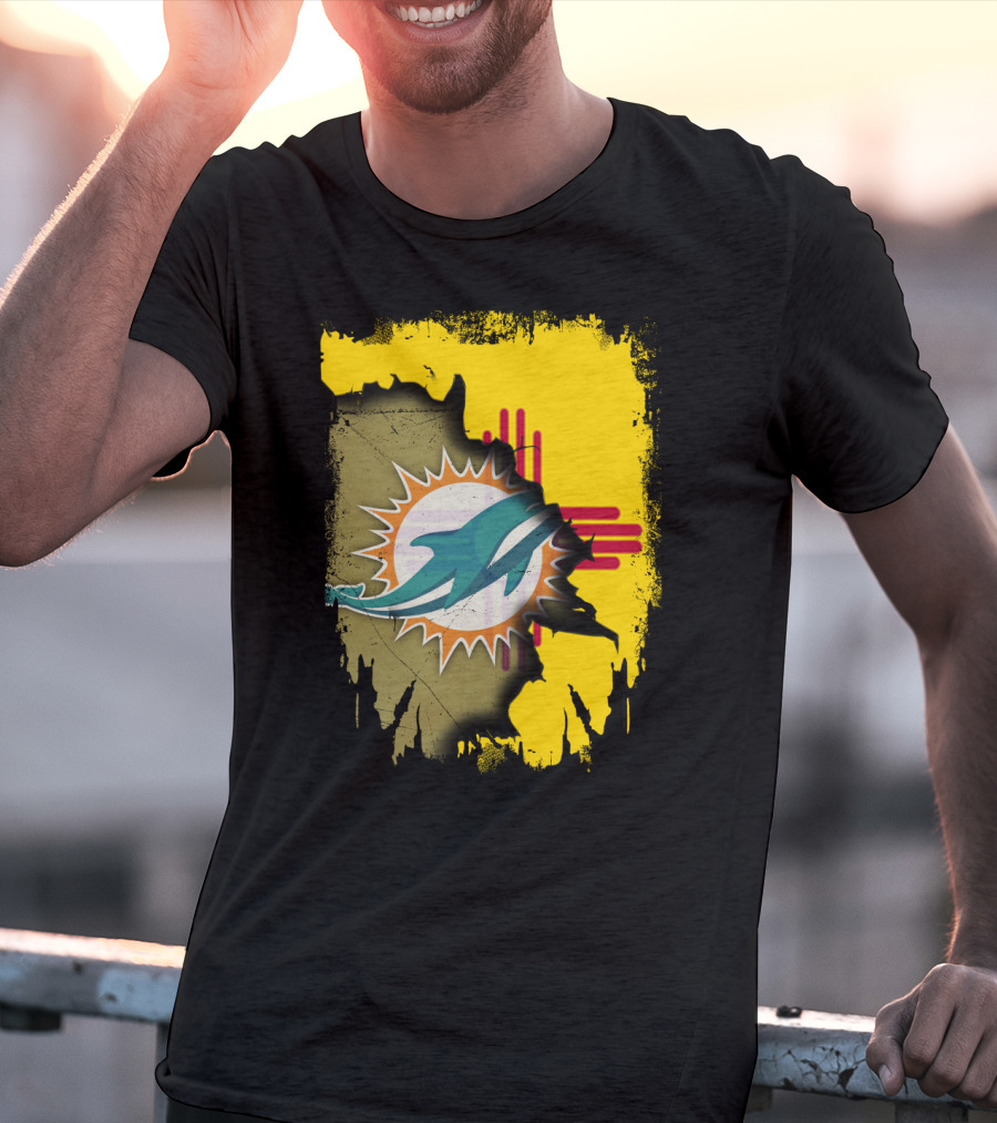 Together New Mexico Dolphins Miami Football Zia T-Shirt