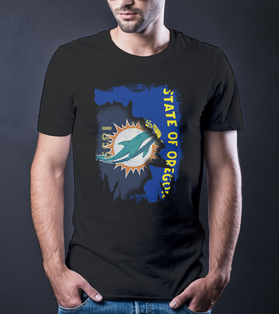 State Of Oregon Dolphins 1961 T-Shirt