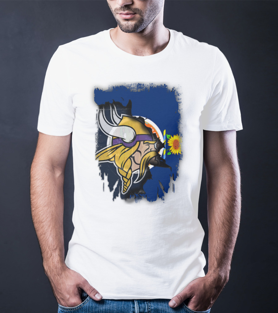 Kansas Sunflower Viking T-Shirt