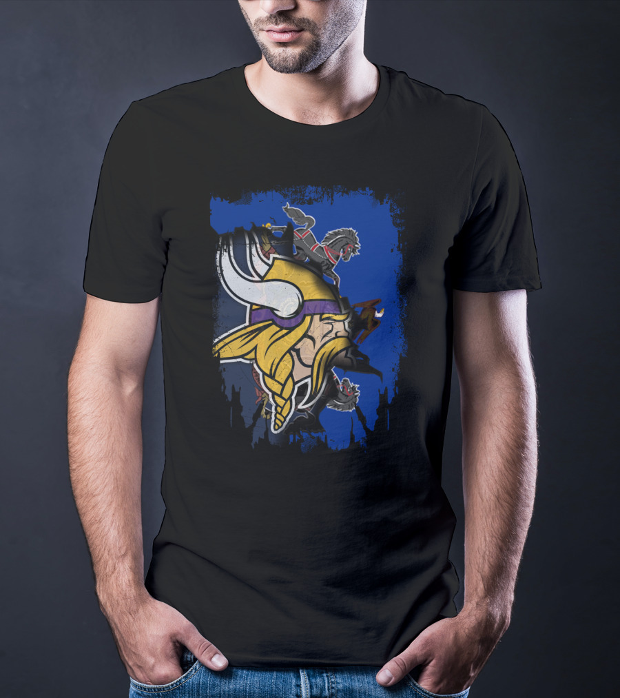 Together Pennsylvania Vikings Iconic Warrior And Dragon T-Shirt