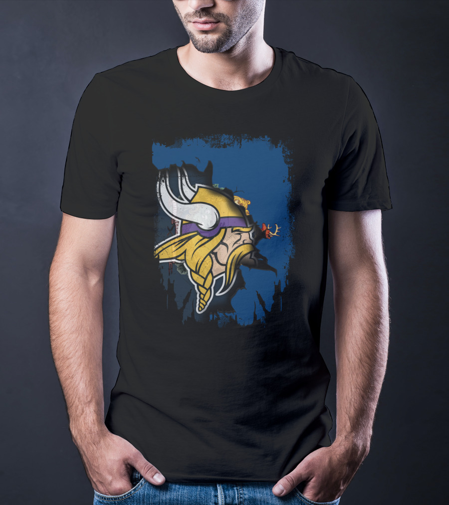 Vermont Vikings Heads Together Nordic Warrior T-Shirt