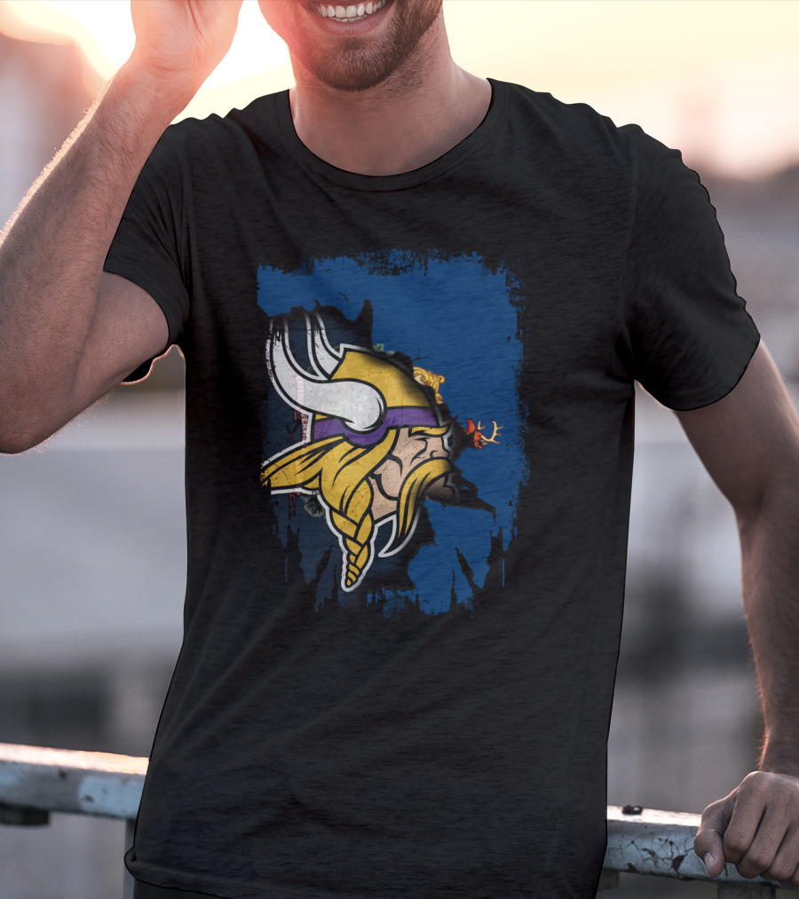 Vermont Vikings Heads Together Nordic Warrior T-Shirt