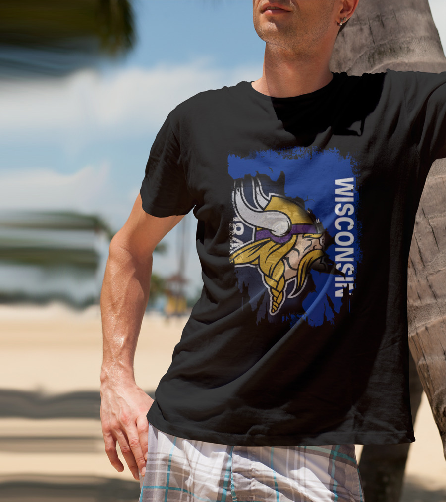 Together Wisconsin Vikings Team Spirit T-Shirt