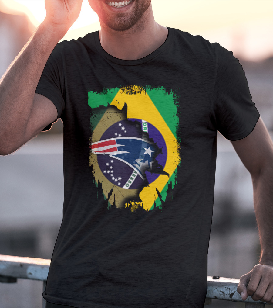 Together Brazil Patriots Flag Fusion T-Shirt
