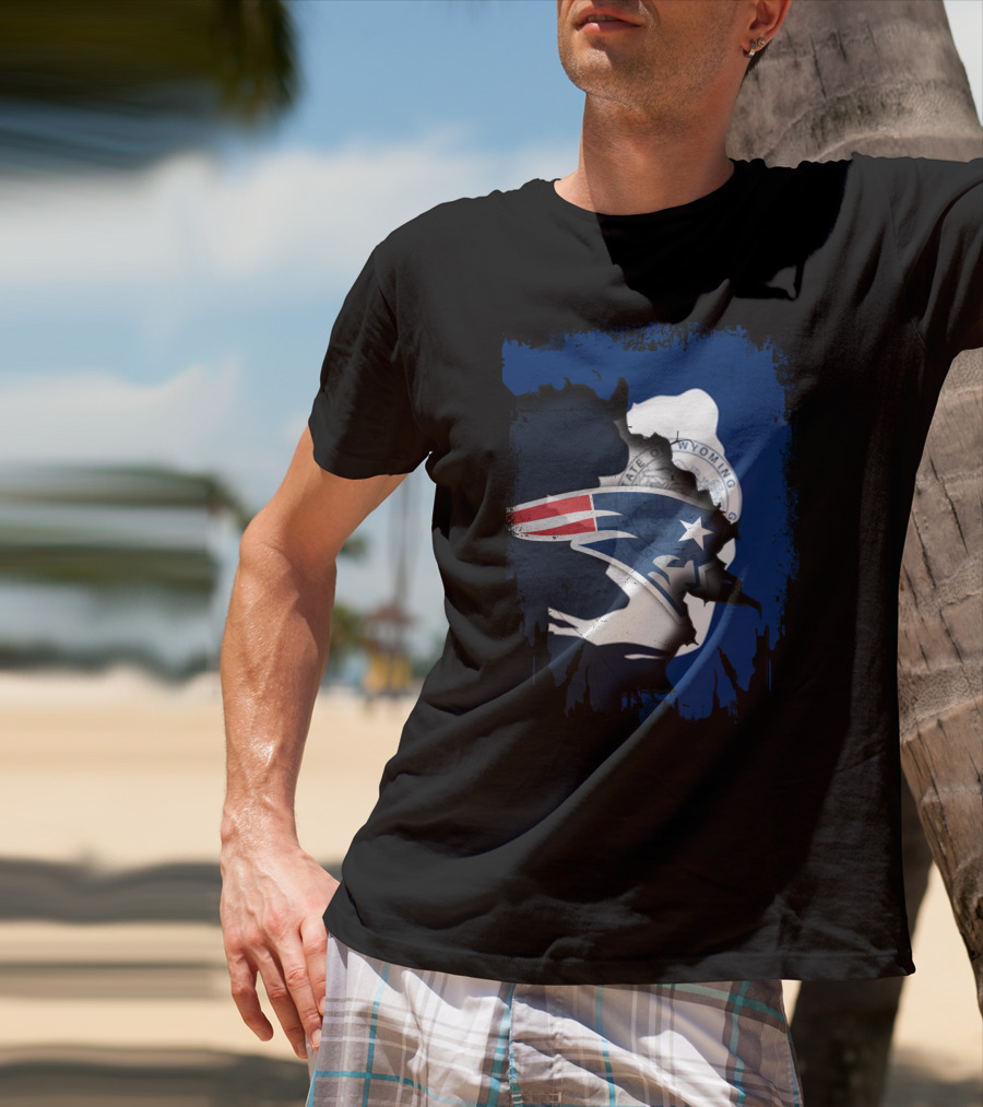 Together Wyoming Patriots Seal And Logo Fusion T-Shirt