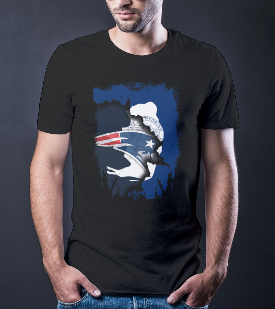 Together Wyoming Patriots Seal And Logo Fusion T-Shirt