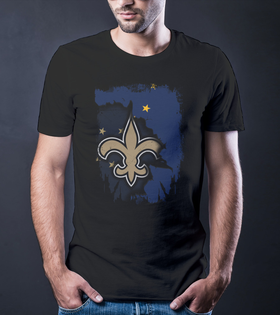 Together Alaska With Fleur-de-Lis Stars T-Shirt
