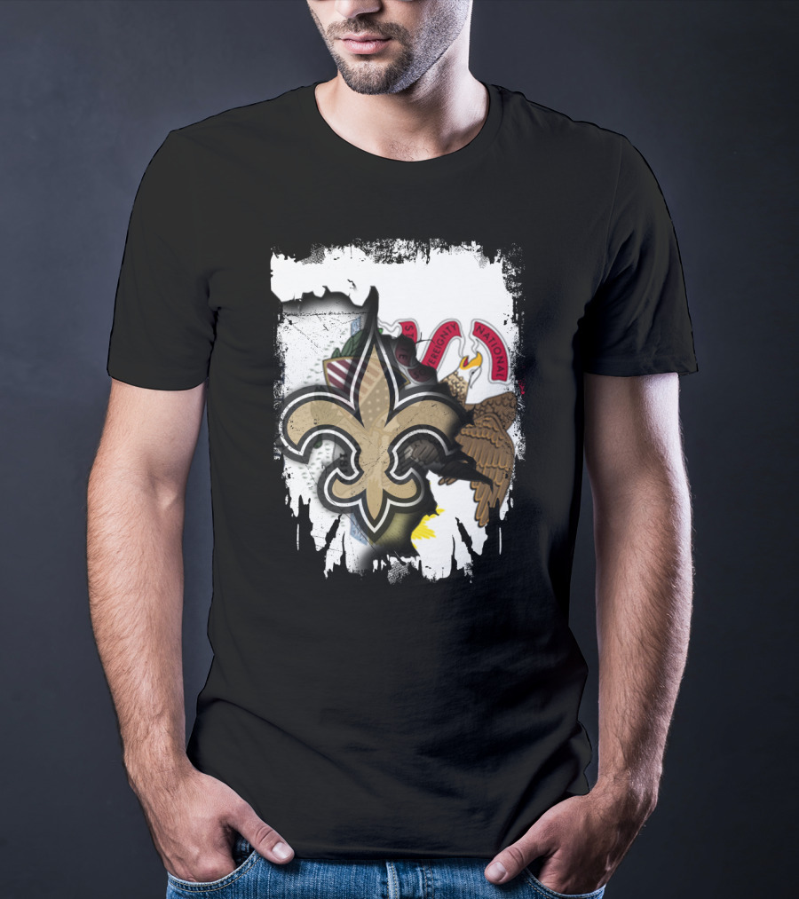 Illinois Together Fleur-de-Lis Saints T-Shirt