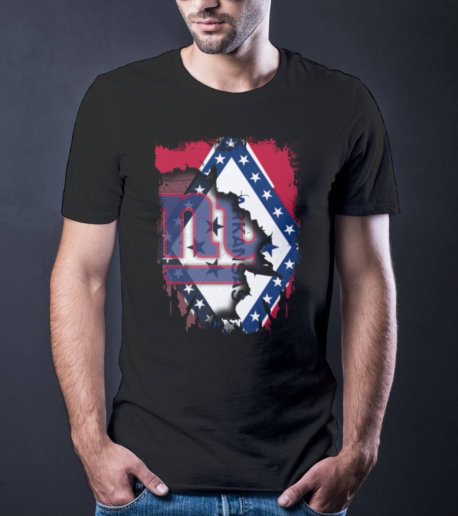 Together Arkansas Giants Flag Emblem T-Shirt