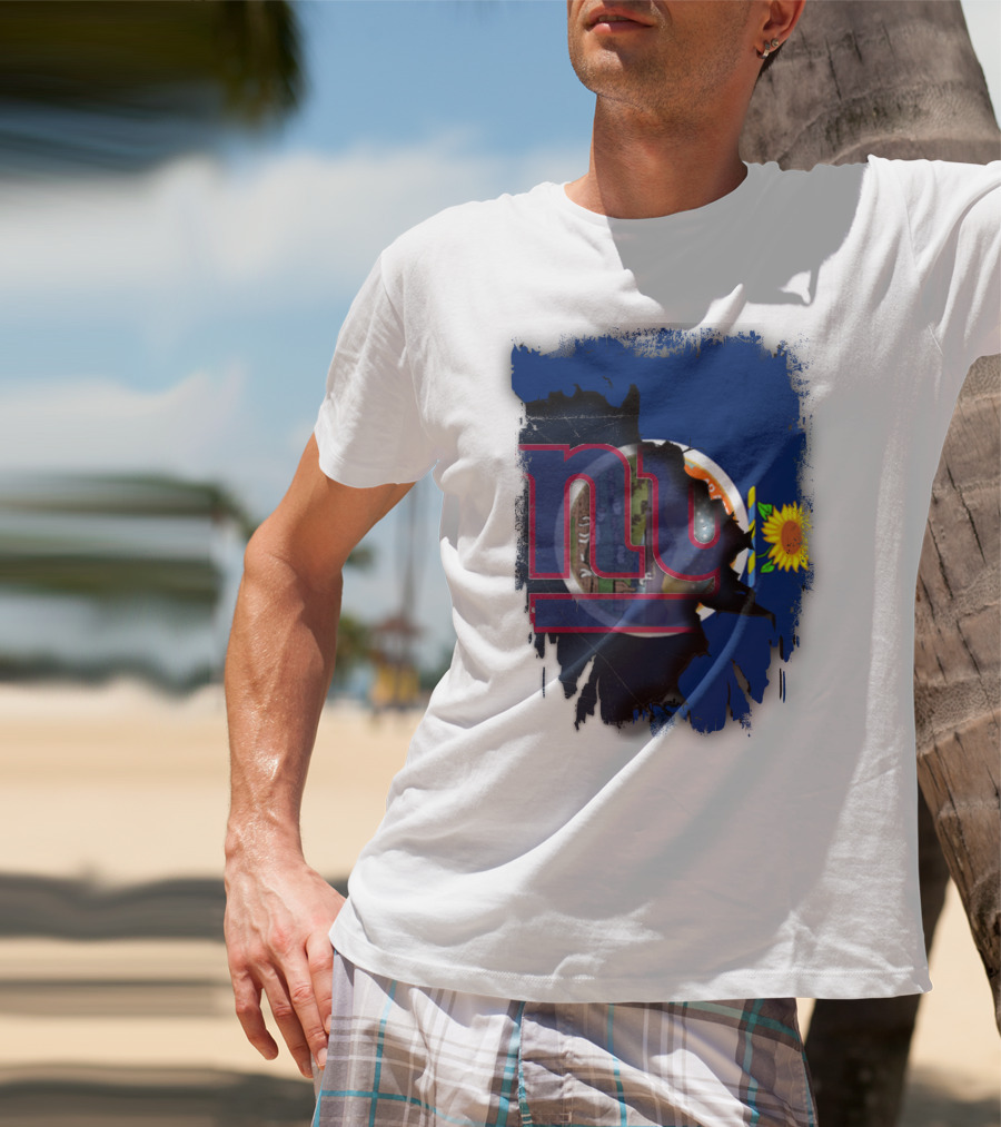 Kansas Sunflower And Giants Collaboration T-Shirt
