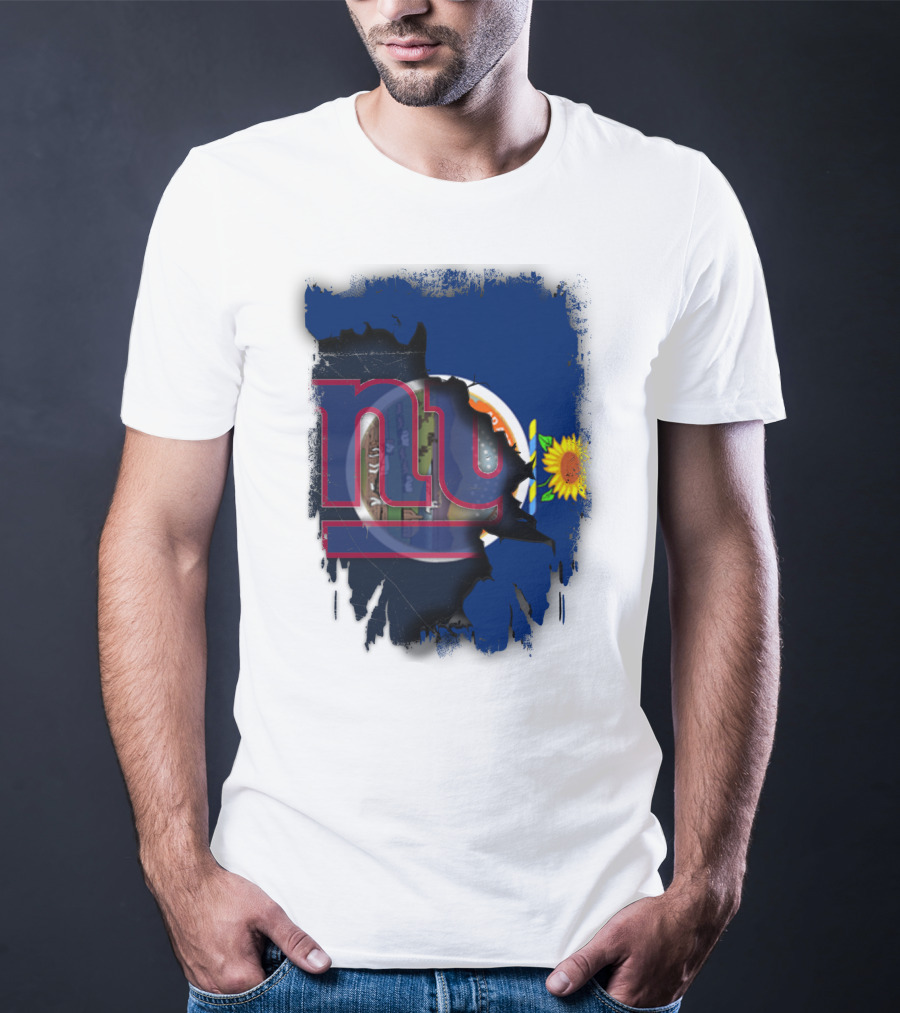 Kansas Sunflower And Giants Collaboration T-Shirt