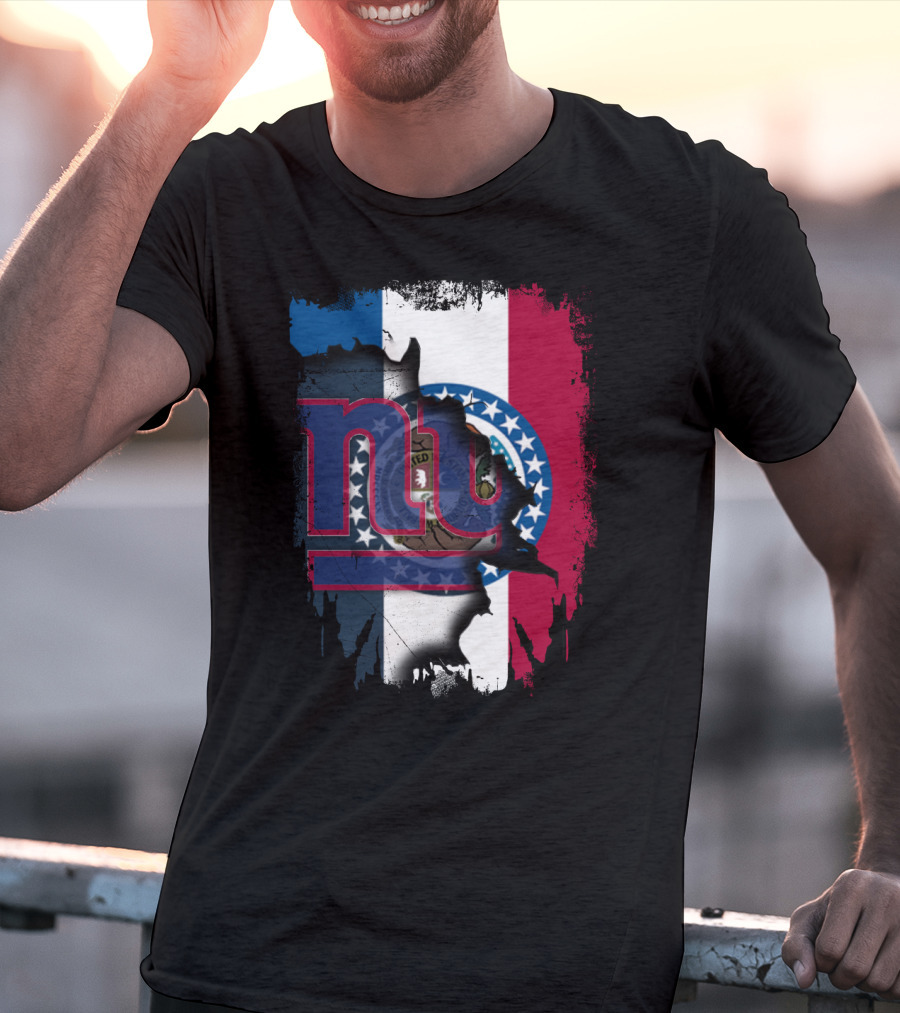 Missouri Pride With New York Giants Fan Unity T-Shirt