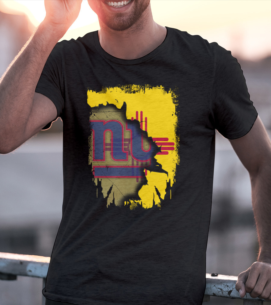 New Mexico Together With Giants Zia Symbol And Vintage NY Giants T-Shirt
