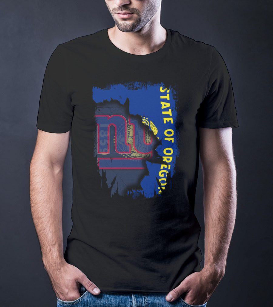 State Of Oregon Together With Giants T-Shirt