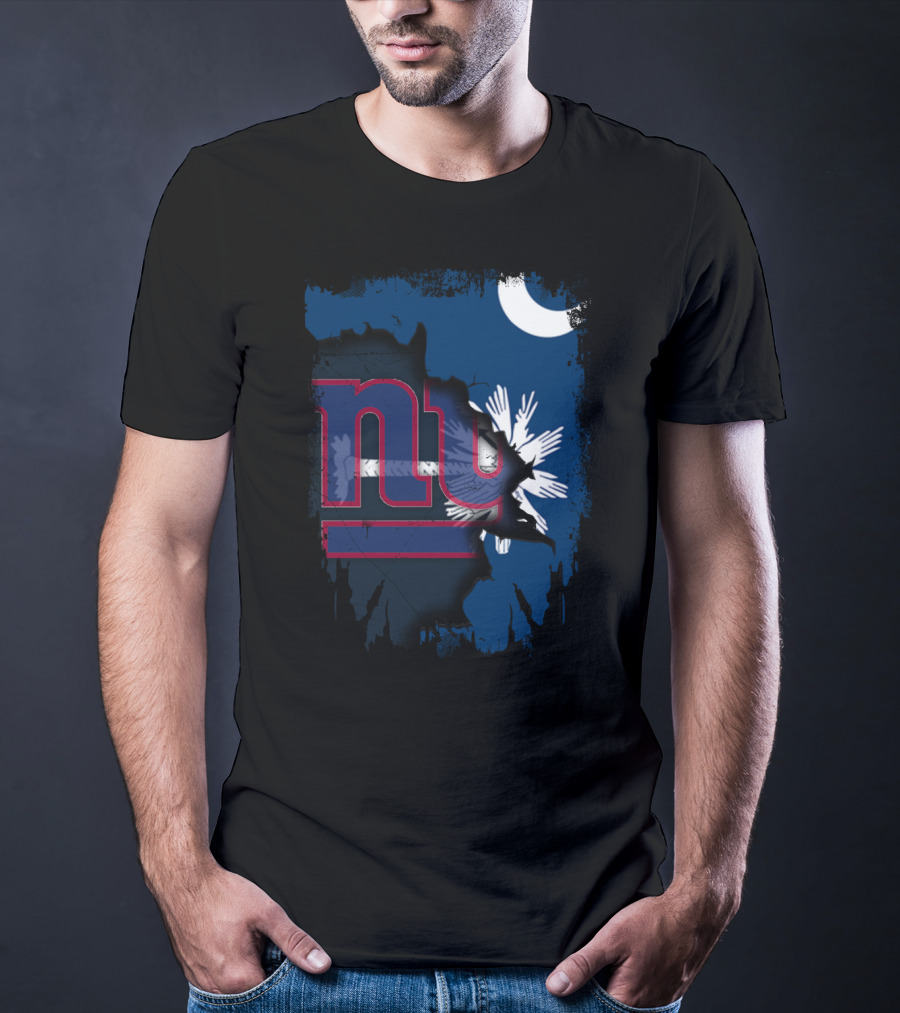 South Carolina Collaboration With New York Giants Pride T-Shirt