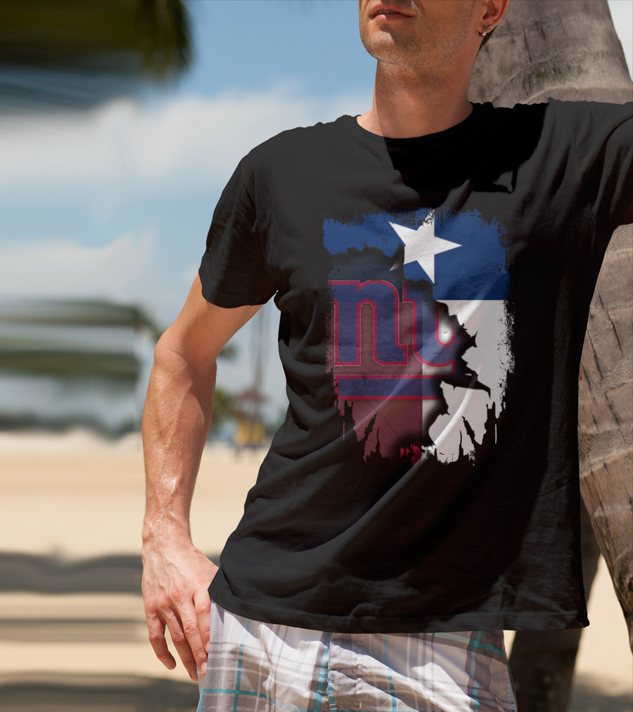Together Texas Star With New York Giants T-Shirt