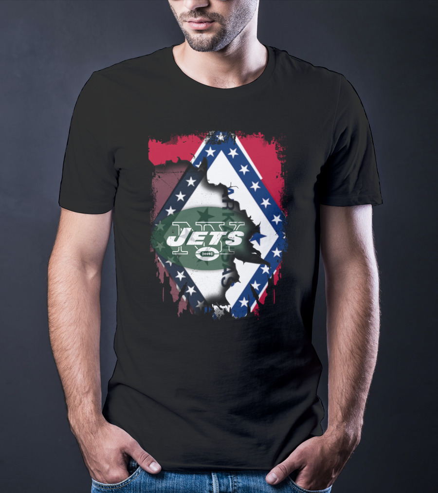 Together Arkansas With Jets And Flag T-Shirt