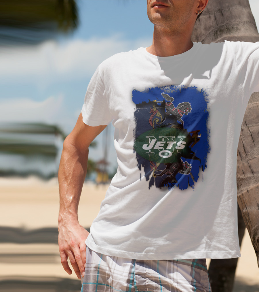 Jets Together Pennsylvania Crest Lions T-Shirt